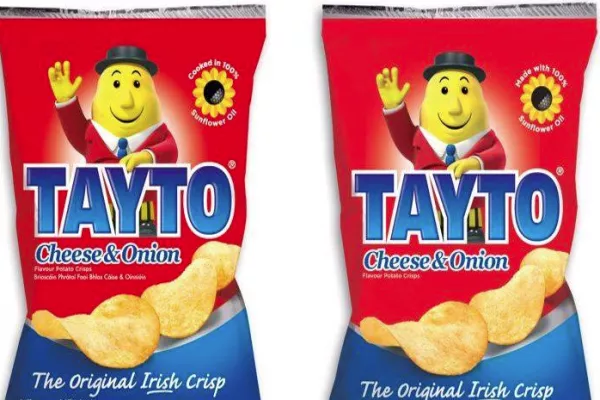 Tayto Launches Crisps Bags 'As Gaeilge'