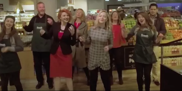 Fresh Welcomes Festive Flash Mob