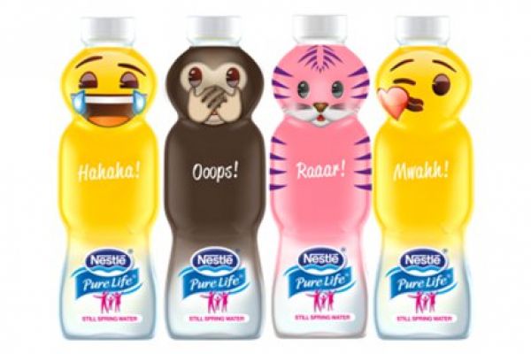 Nestlé Launch 'Emoji' Water Bottles