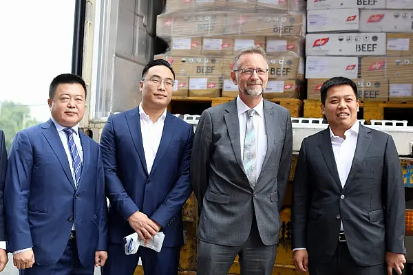 The First 25 Tonne Container Of Irish Beef Lands In China