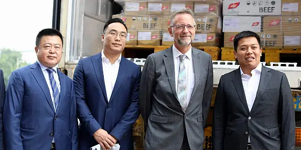 The First 25 Tonne Container Of Irish Beef Lands In China