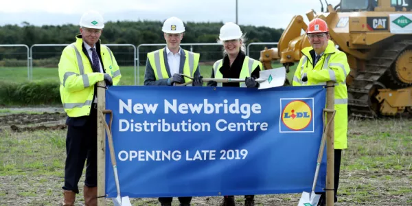 Construction On Lidl €100m Regional HQ Has Begun In Newbridge