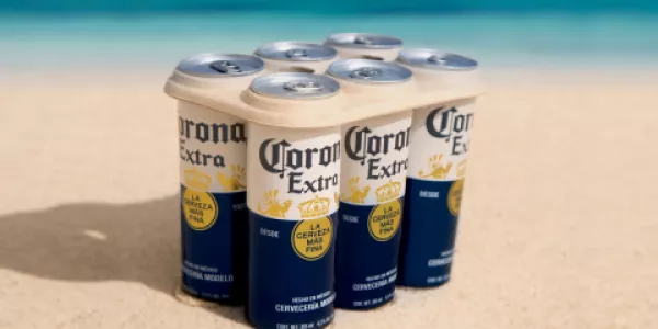Corona Launches Plastic-Free Six Pack Rings To Tackle Waste