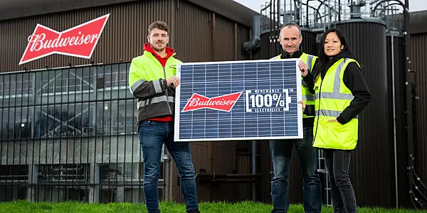 British Brewed Budweiser Beer To Rely On Solar Power From 2020