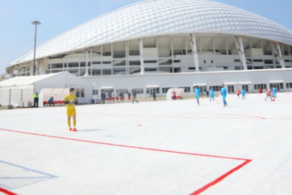 Budweiser Unveils New Football Pitch Made From Recycled Plastic Cups