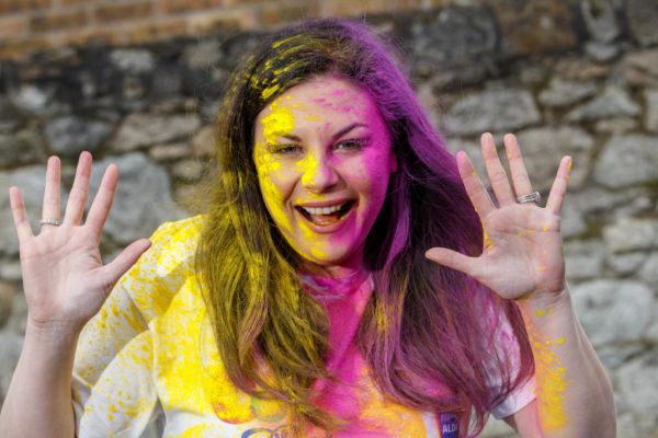 Lisa Cannon, Irish Cancer Society And Aldi Launch Colour Dash 2019