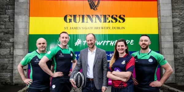 Guinness Gates Transformed To Support The 2019 Union Cup Dublin