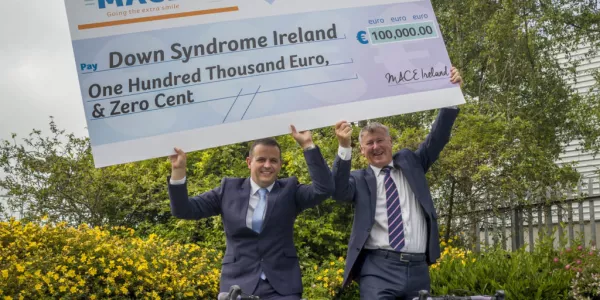 Mace Raises €100,000 For Down Syndrome Ireland