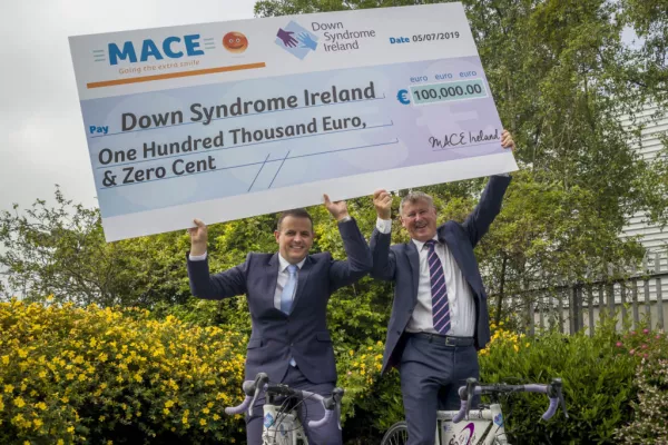 Mace Raises €100,000 For Down Syndrome Ireland