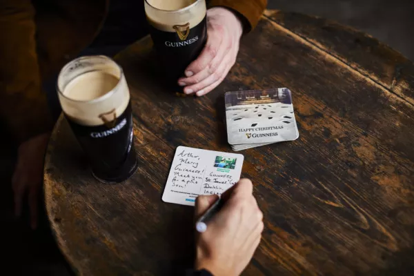 Guinness Transforms Beermats Into Postcards For Charity