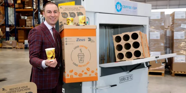 Packaging Company Offers New Paper Coffee Cup Recycling Solution