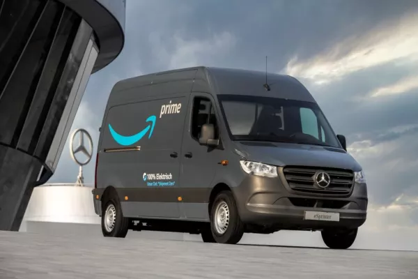 Amazon Orders 1,800 Mercedes-Benz Electric Vans For European Deliveries