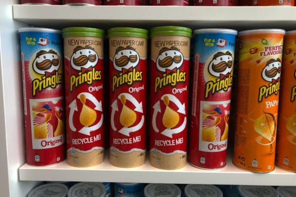 Pringles Trials New Recyclable Paper Tube In Partnership With Tesco UK