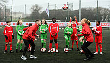 ROI Footballers Jack Byrne And Amber Barrett Launch Spar FAI Primary School 5s