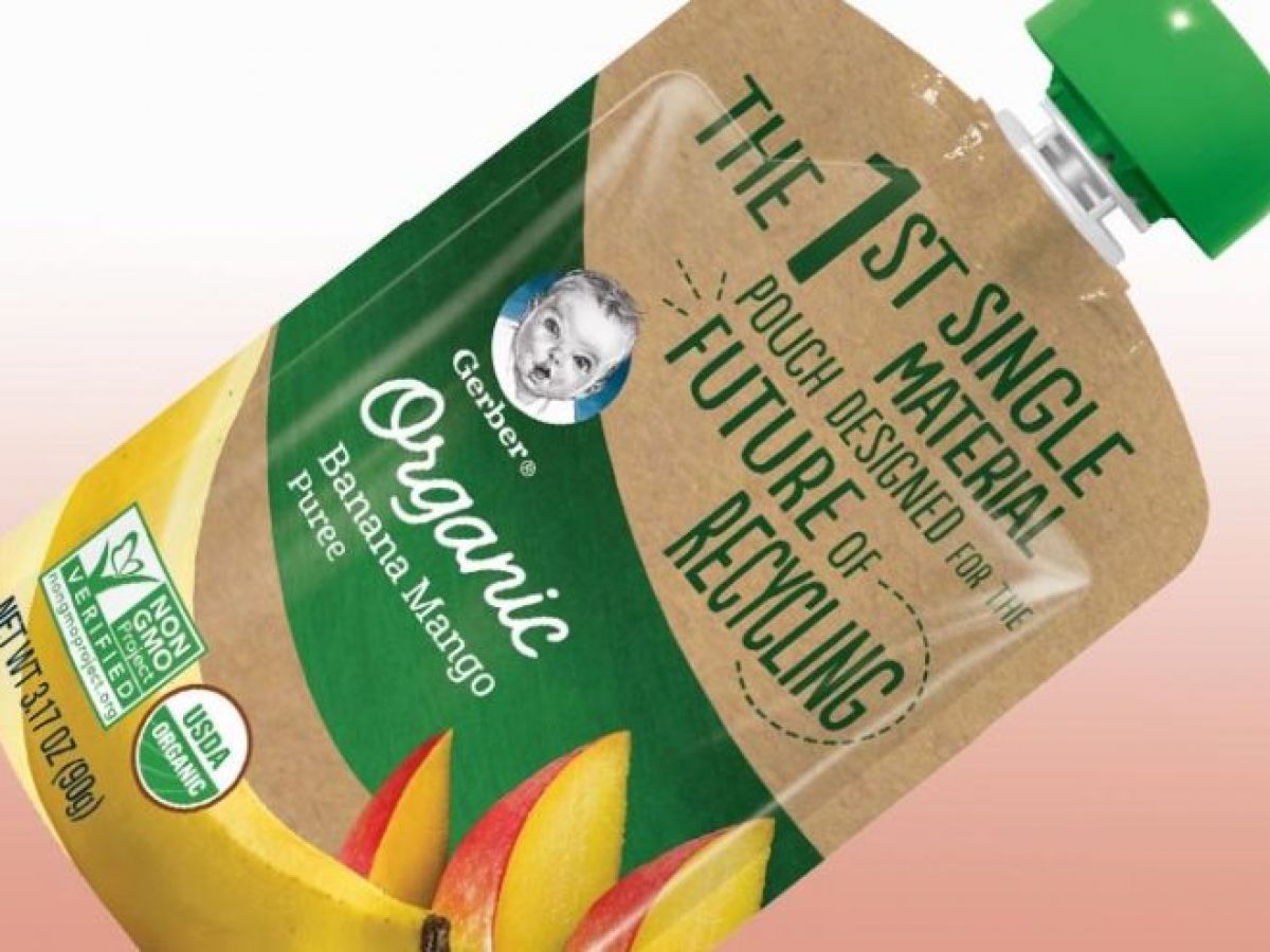 Gerber Delivers First Single-Material Baby-Food Pouch