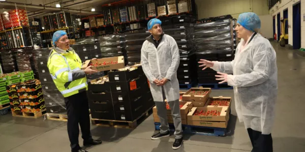 Taoiseach Leo Varadkar Takes Tour Of Total Produce Distribution Centre