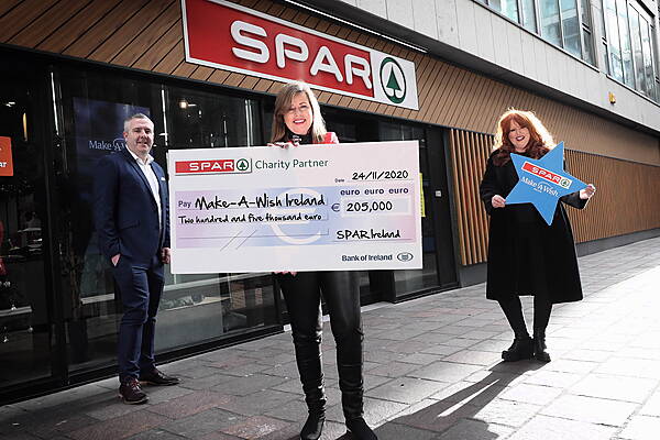 Spar Pledges Support For Make-A-Wish Ireland’s Christmas Appeal