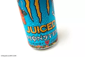 Chilled Monster energy juice can
