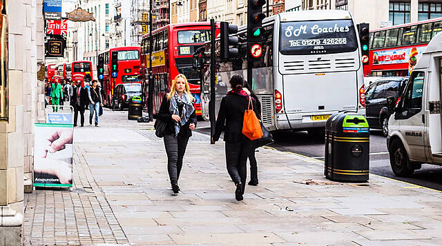 UK Retail Sales Dip As Consumers, Freed From Lockdown, Dine Out