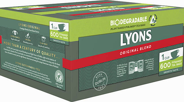 Lyons Switches To Plant-Based And Biodegradable Tea Bags