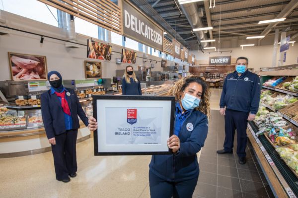 Tesco Ireland Certified A 'Great Place To Work' Fourth Year In A Row