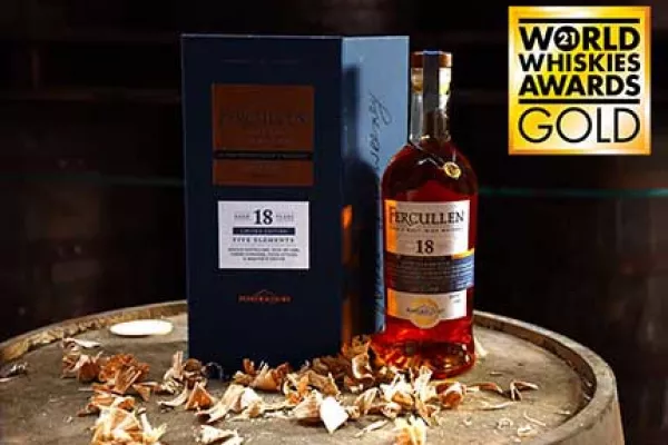 Powerscourt Distillery Wins A World Whiskies Gold In Single Malt Category For Fercullen 'Five Elements'