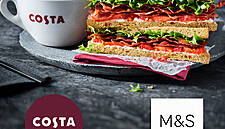 M&S To Sell Food In Costa Coffee Stores