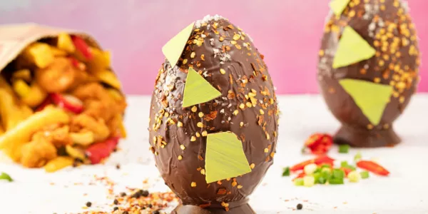 Deliveroo Teams Up With Saba And L’Art Du Chocolat To Create Spice Bag Easter Egg