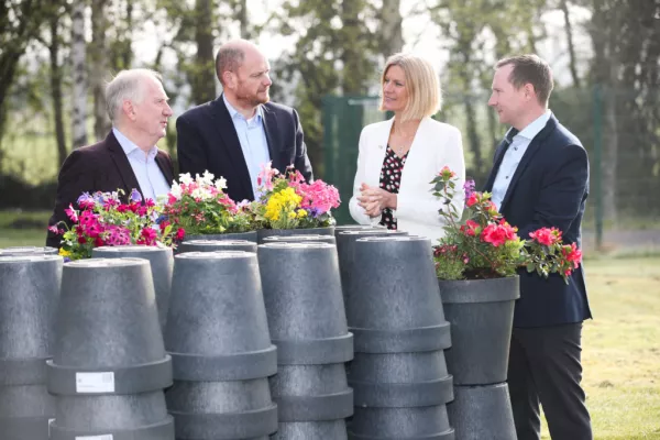 Tesco And Paltech Unveil New 100% Recycled Flowerpot