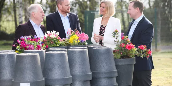 Tesco And Paltech Unveil New 100% Recycled Flowerpot