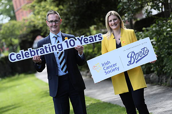 Boots Ireland And The Irish Cancer Society Celebrate 10 Year Partnership