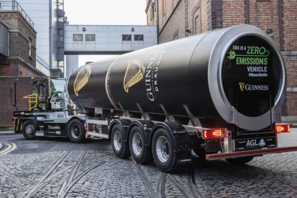 Guinness Plans To Introduce Zero Emission Vehicles To Fleet