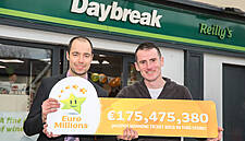 Reilly’s Daybreak Naul Sells Record Winning €175M Ticket