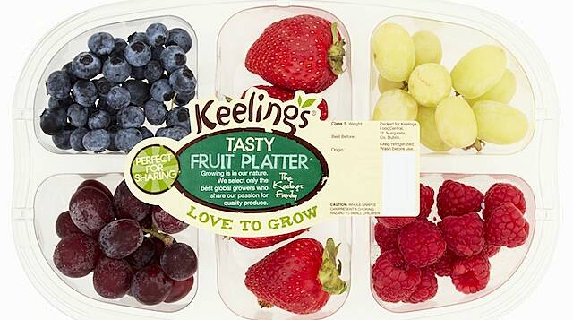 Keelings Removes Black Plastic From Entire Product Range