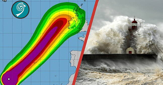 Met Éireann Ready To Issue Status Orange And Red Warnings For Hurricane ...