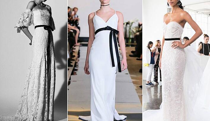 Trend Alert: Black Belt Bridal