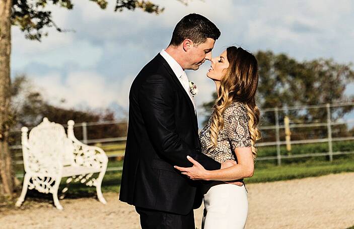 Emma and Ollie's love and laughter-filled wedding at Clonabreany House, Co Meath