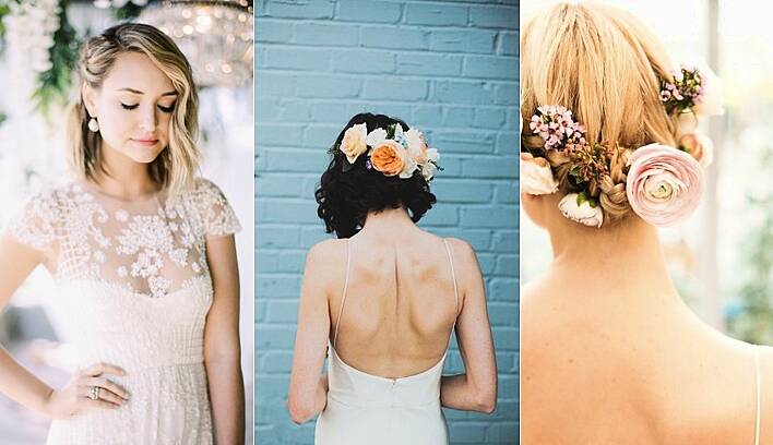 9 of The Best Short Wedding Hairstyles