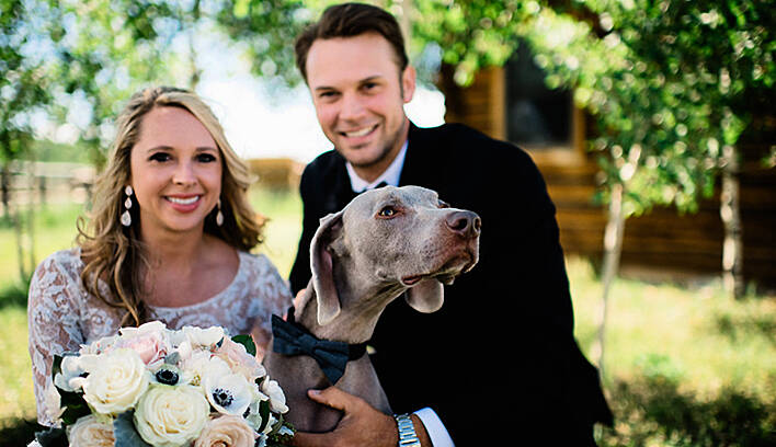Cricket and Josh's outdoor Colorado ranch wedding