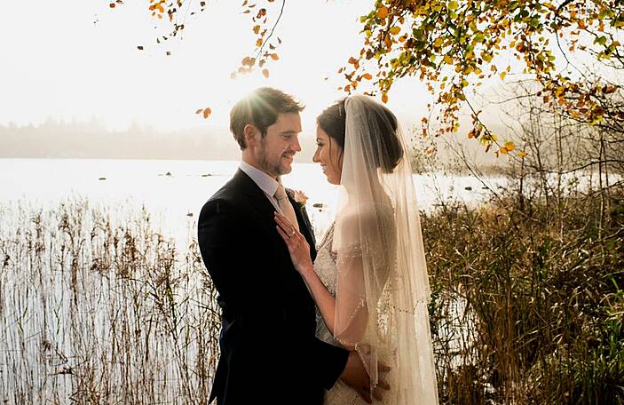 Real Weddings Wedding Ideas Irish Confetti Ie Emma And David S Gorgeous Wedding At Harvey Point Lough Eske