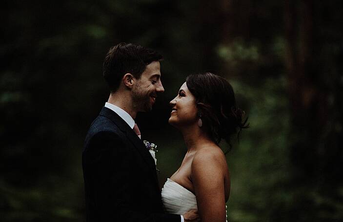 Ross and Christina's intimate celebration at Belleek Castle