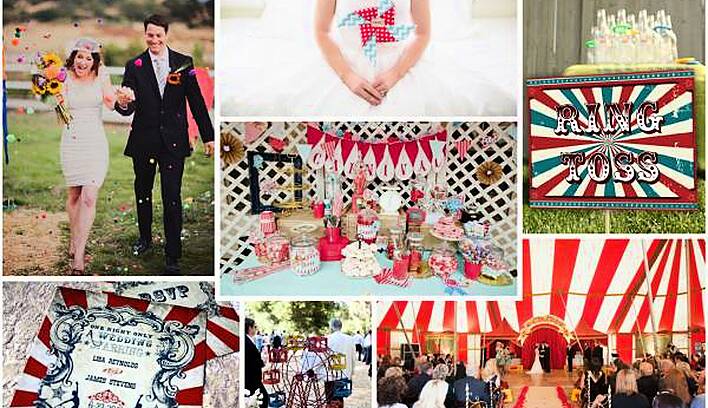 Ten Vintage Circus Themed Wedding Ideas Confetti Ie Ten Vintage Circus Themed Wedding Ideas