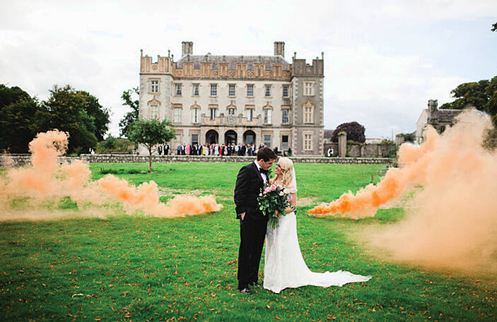 Clodagh and Paul's beautiful Borris House celebration