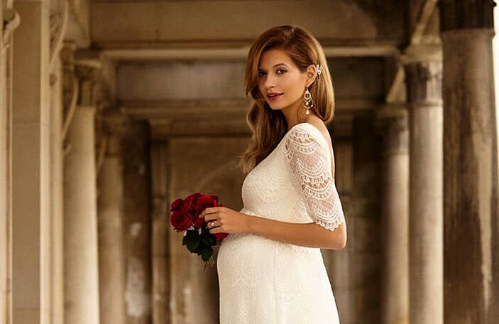 Maternity wedding dresses: top tips for wedding dress shopping if you're one hot mama