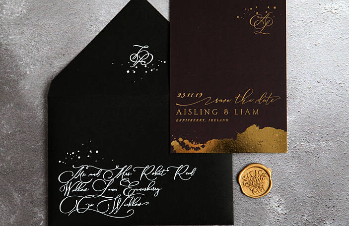 12 Days of Christmas Giveaways - 50 foiled Save the Dates from SavetheDate.ie