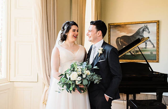 Grainne and Stephen's spring wedding at Kilshane House