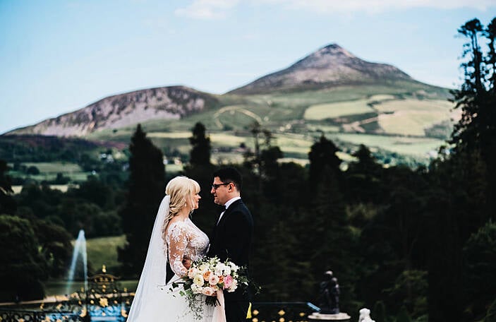 A Powerscourt Estate Wedding for US Couple Suzy and Josh