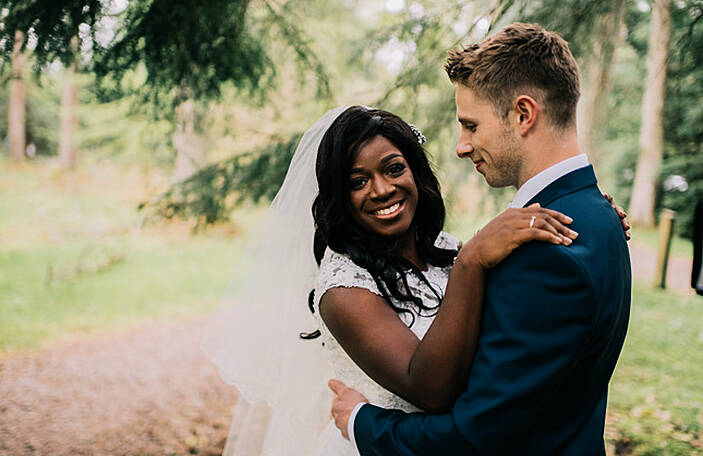 Daniella and Conor's stunning spring wedding at Harvey's Point, Donegal