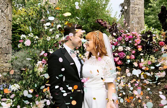 Aoife and Will's Fun-Filled, Colourful Loughcrew Wedding