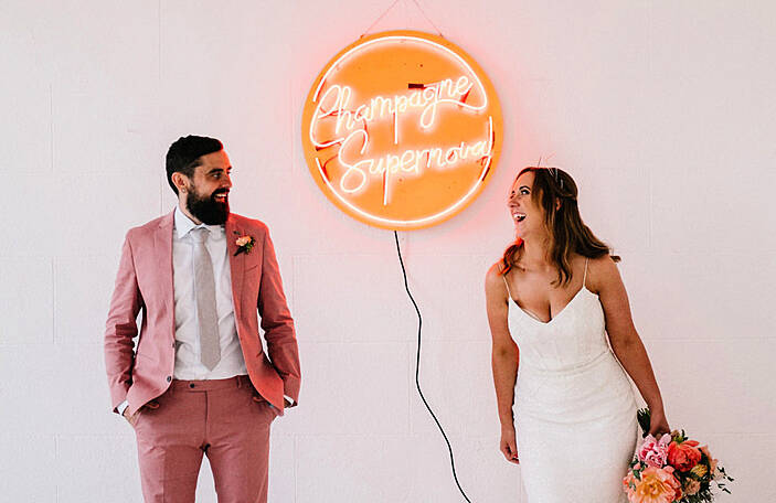 Katie and Darran's Fun and Vibrant Wedding at Horetown House